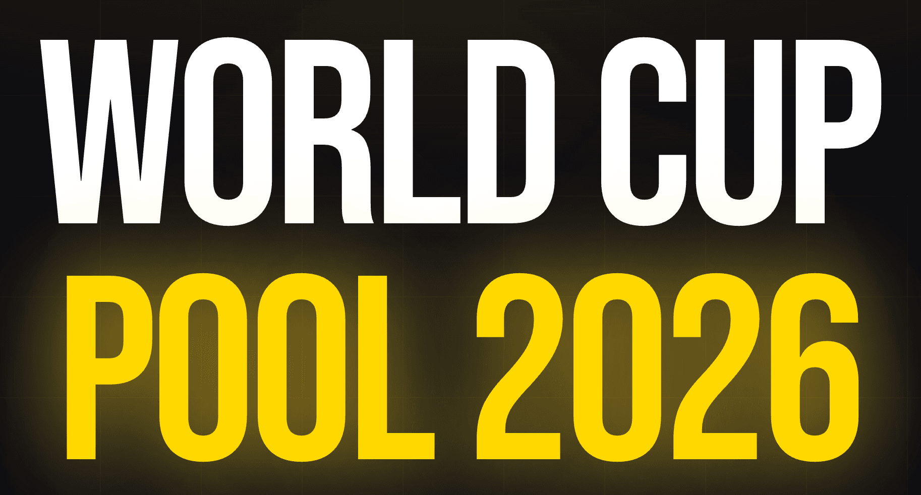 World Cup Pool 2026 website wordmark
